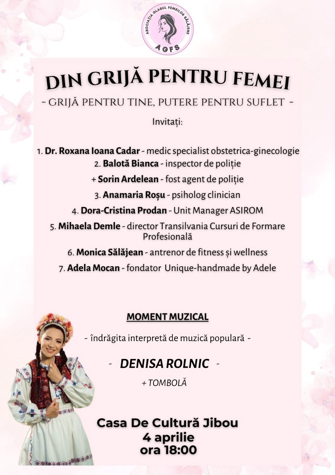 O seară dedicată femeilor, la Jibou – sănătate, inspirație și momente de suflet