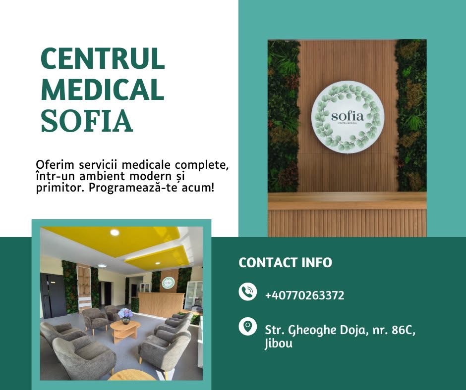 Centru Medical nou în oraș! Centrul Medical Sofia își deschide porțile pe 4 august