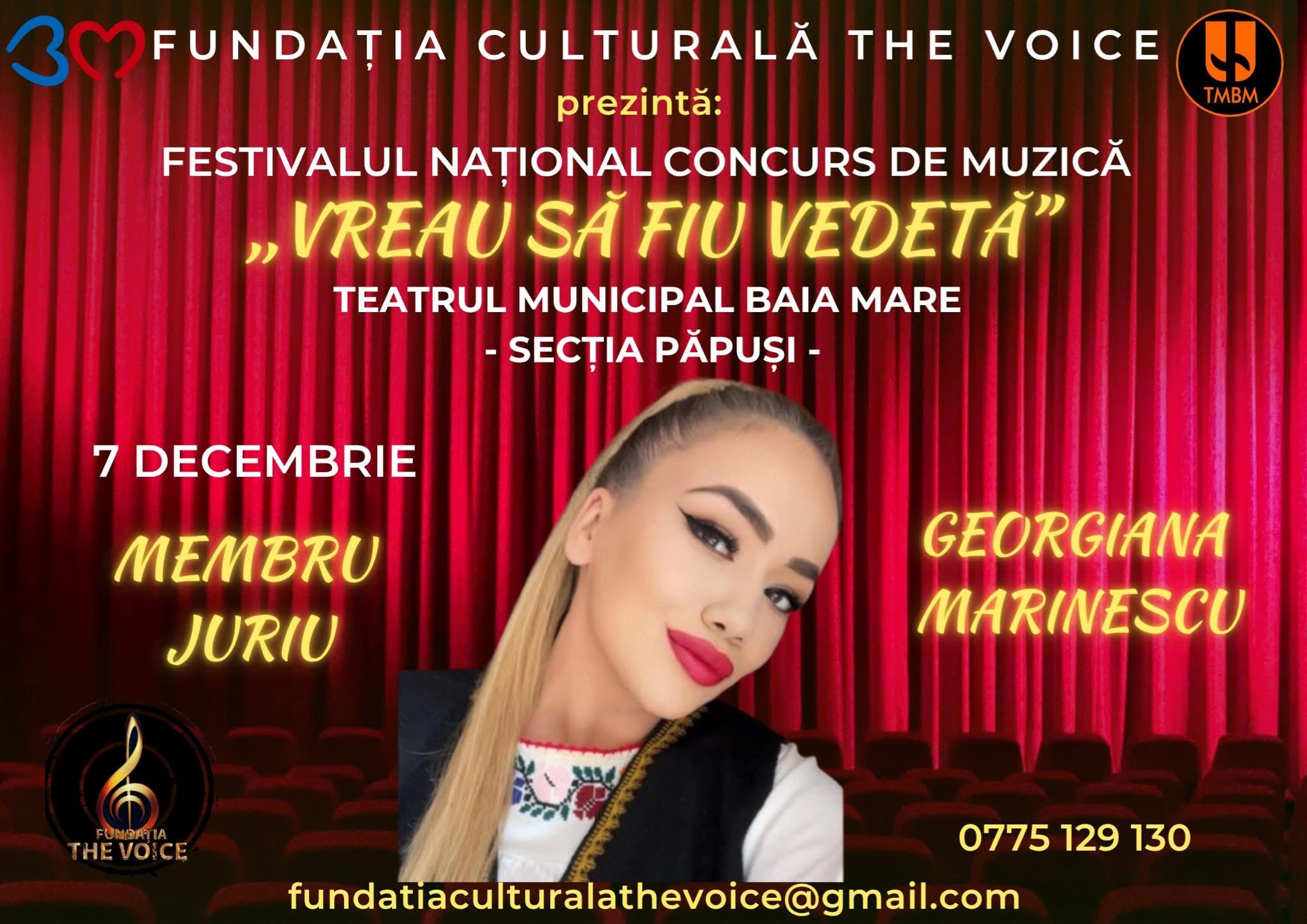 Georgiana Marinescu din Jibou, invitată în juriul prestigiosului festival pentru tineri interpreți