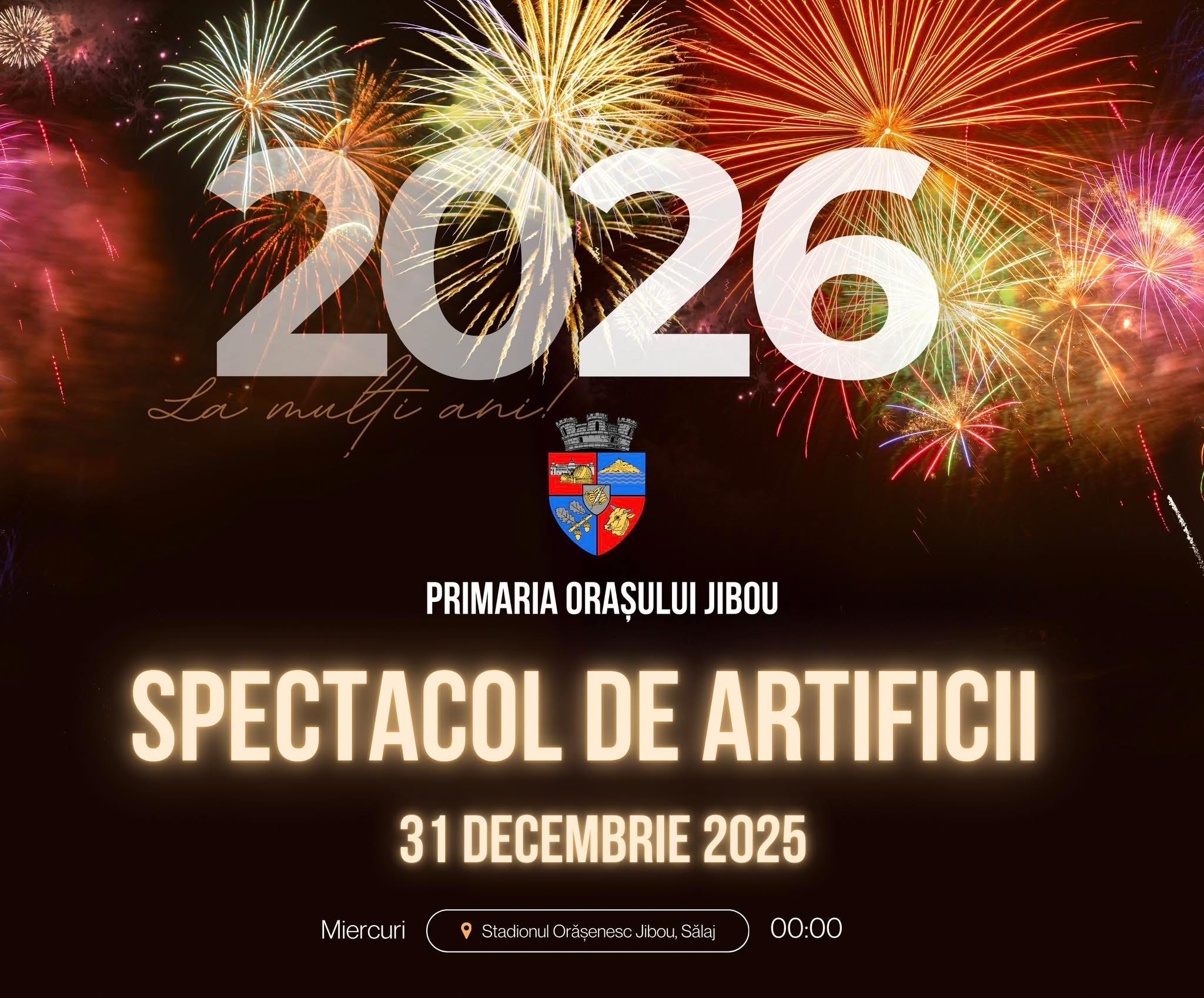 Jiboul întâmpină anul 2026 cu un spectaculos foc de artificii