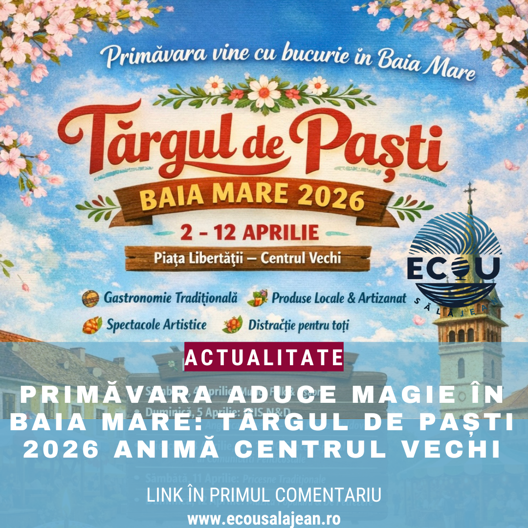 Primăvara aduce magie în Baia Mare: Târgul de Paști 2026 animă Centrul Vechi