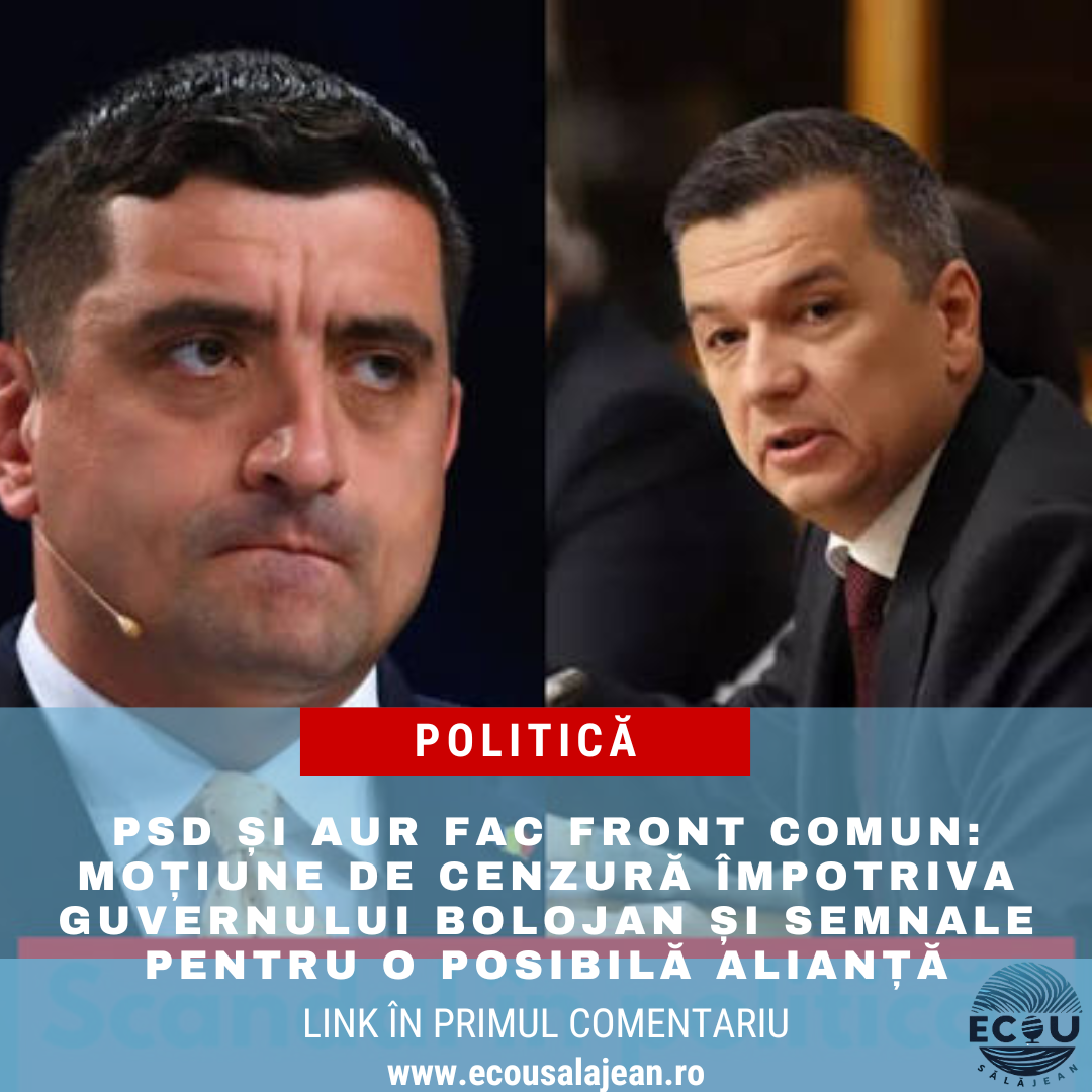 PSD și AUR fac front comun: moțiune de cenzură împotriva Guvernului Bolojan și semnale pentru o posibilă alianță